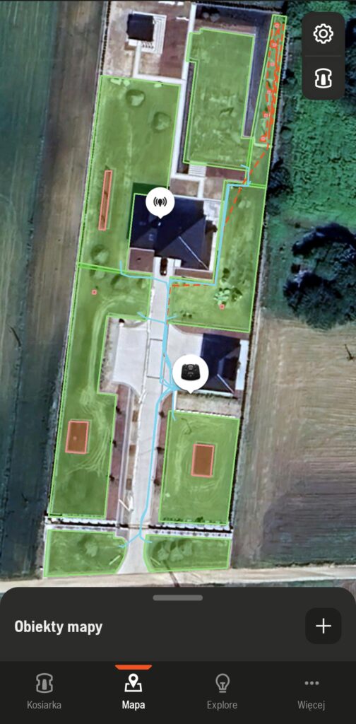 Montaż kosiarki automatycznej